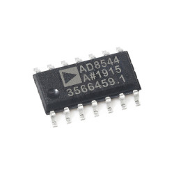 AD8544ARZ SOP14 Quad Low Power Rail-to-Rail CMOS Op Amp IC, Silk Print 8544A, Authentic Sealed Reel Stock, Ample Inventory, Provide Complete PCB Component One-stop Procurement Support Per Your BOM Sheet