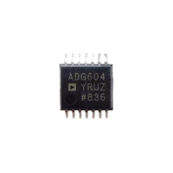 ADG604YRUZ-REEL7 TSSOP14 SP4T 4-to-1 CMOS Analog Multiplexer Switch IC, 100% Fresh Sealed Reel Stock, Ample Inventory, Combine All Circuit Passive & Active Parts Together As Required By Your BOM Document