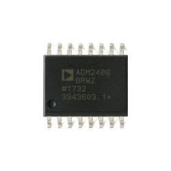 ADM2486BRWZ-REEL WSOIC16 20Mbps Isolated RS485 Transceiver 2500Vrms iCoupler Chip, Authentic Sealed Reel Stock, Ample Inventory, Offer Full Bill-of-materials One-stop Sourcing & Bulk Matching Service For PCBA Factories