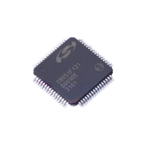C8051F121-GQR TQFP64 Pipelined High-Speed 8051 Mixed-Signal MCU 100MHz 128KB Flash Silicon Labs, 100% Genuine Tape Stock, Ample Inventory, Component supply for industrial acquisition & measurement control hardware