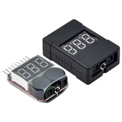 1S-8S 2-in-1 Voltage Indicator, Low Voltage Buzzer Alarm & Battery Level Monitor 1S-8S 2-in-1 Voltage Indicator, Low Voltage Buzzer Alarm & Battery Level Monitor