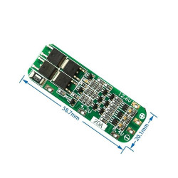 3-Cell 11.1V 12V 12.6V 18650 Lithium Battery Protection Board, 20A for Electric Drill Startup
