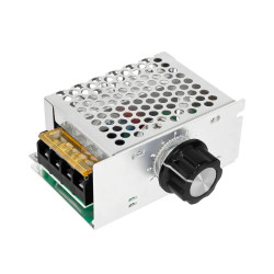 4000W High Power SCR Electronic Voltage Regulator, Dimmer, Speed & Temperature Controller with Fuse & Housing 4000W High Power SCR Electronic Voltage Regulator, Dimmer, Speed & Temperature Controller with Fuse & Housing