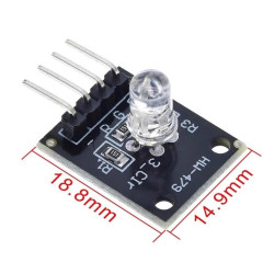 3-Color RGB LED Module, Full-Color Tri-Color LED Unit