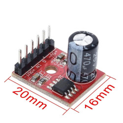 LTK5128 Mini Class AB & XPT8871 Class D Digital Amplifier Board, 5W Audio Power Amplifier Module for DIY