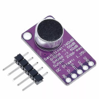 MAX9814 High-Performance Microphone AGC Amplifier Module with CMA-4544PF-W