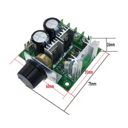 High Efficiency PWM DC Motor Speed Controller Module, Stepless Speed Regulation Switch for Pump, 12V-40V 10A High Efficiency PWM DC Motor Speed Controller Module, Stepless Speed Regulation Switch for Pump, 12V-40V 10A