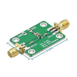 RF Wideband Amplifier, Low Noise Medium Power LNA, 0.1-2000MHz, 30dB Gain