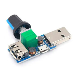 USB Fan Speed Controller, Multi-Gear Airflow Regulator, Quiet Cooling Control for Mini Fan USB Fan Speed Controller, Multi-Gear Airflow Regulator, Quiet Cooling Control for Mini Fan