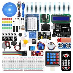 Lafvin UNO R3 Super Starter Kit, Complete Arduino Compatible Programming Learning Kit with Official CD Tutorial & Electronic Experiment Modules