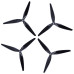 HQProp X-Class 10X5X3 Tri-Blade 10 Inch Carbon Reinforced Nylon FPV Propellers, 4PCS CW CCW Blades for X-Frame Long Range Heavy-Lift Multirotor Drones