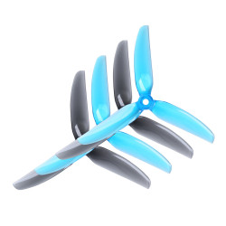 HQProp 5X4.3X3V2S Tri-Blade 5 Inch FPV Propellers, High Efficiency CW CCW Drone Blades for Freestyle FPV Quadcopter Hobby Parts