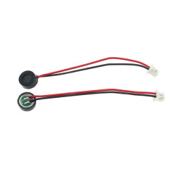 6022 High Gain Microphone Capsule with Welding Terminal Wire 6mm×2.2mm, Clear Recording Mic for Monitoring & Voice Control Devices