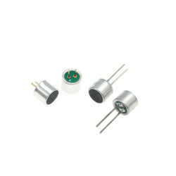 6050 Bare Microphone Capsule 6*5mm Rod Mic, Dual Capacitor Pin-Type Omni-Directional MIC, Pure Sound Headset & Security Voice Control Condenser Mic
