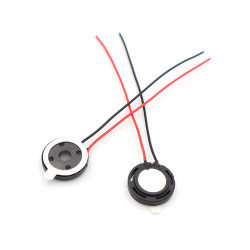 15mm Plastic Inner Magnetic Mini Speaker With Wire Lead, 8Ohm 0.5W / 1W Micro Loudspeaker for Electronic Toys & Security Voice Devices
