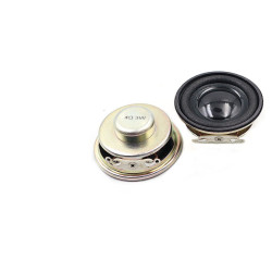 1.5 Inch / 40mm Iron Shell Inner Magnetic Speaker, 4 Ohm 3W Multimedia 4020 Loudspeaker for Bluetooth Speakers