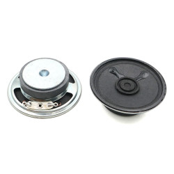 2 Inch / 50mm Iron Shell External Magnetic Speaker, 8 Ohm 0.5W Mini Loudspeaker for Toy Phones & Landline Toy Devices