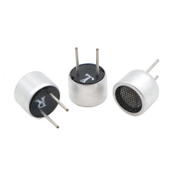 1040 Piezo Ultrasonic Sensor Aluminum Probe 10mm, Transceiver Integrated Ultrasonic Transducer for Oxygen Concentration Measurement